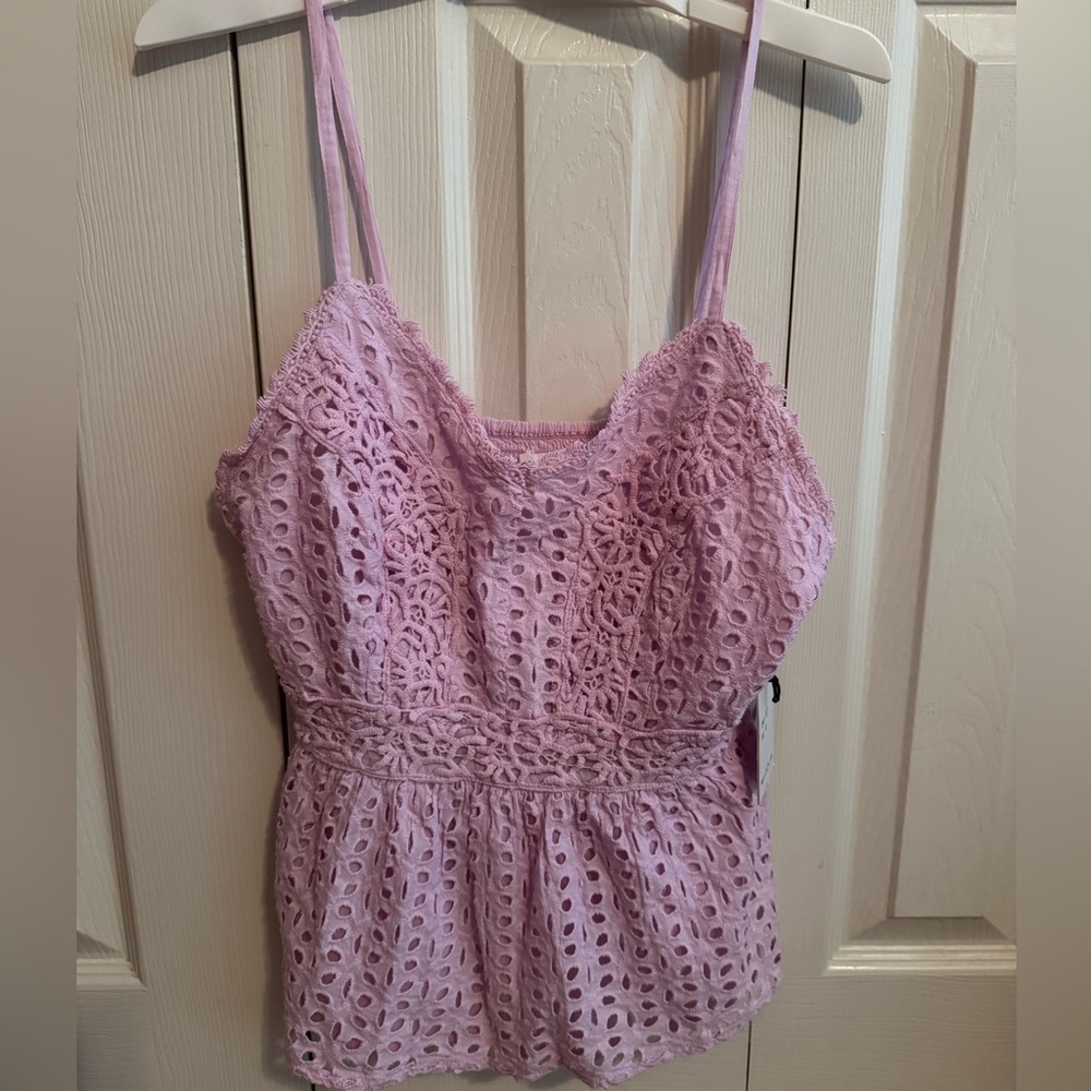 Japna Women’s Pink Ruffle Tank